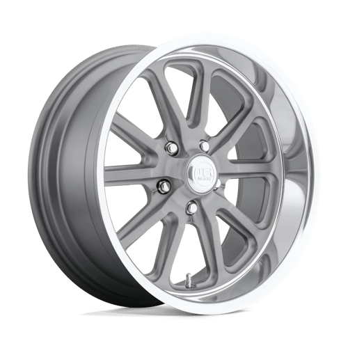 18x8 | 5x4.75 | 01 | 72.56 | US Mag 1PC | TEXTURED GRAY W DIAMOND CUT LIP U11118806145