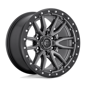 20x9 | 6x5.5 | 01 | 106.10 | Fuel 1PC | MATTE GUN METAL BLACK BEAD RING D68020908450