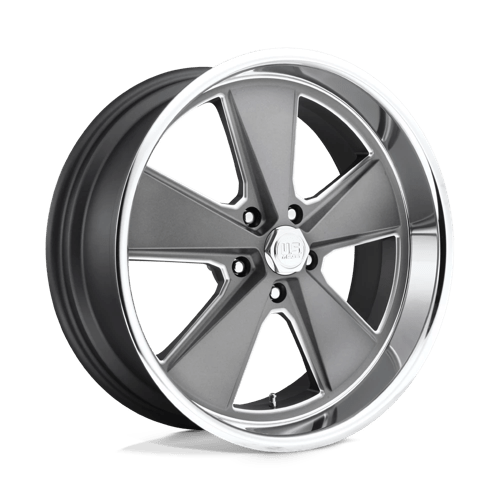 18x8 | 5x4.75 | 01 | 72.56 | US Mag 1PC | MATTE GUN METAL MACHINED U12018806145