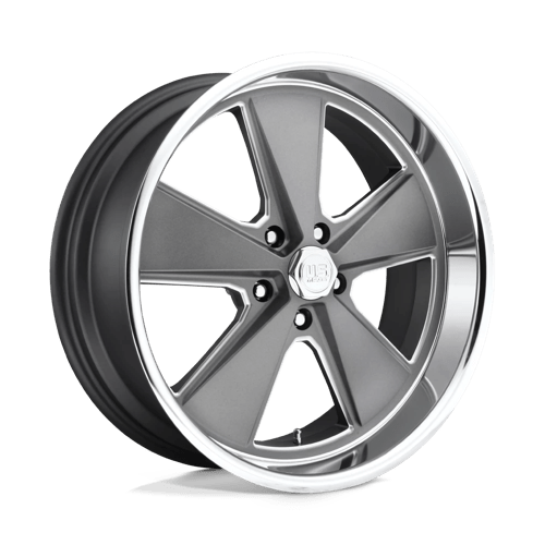 20x9 | 5x115 | 18 | 71.50 | US Mag 1PC | MATTE GUN METAL MACHINED U120209090+18