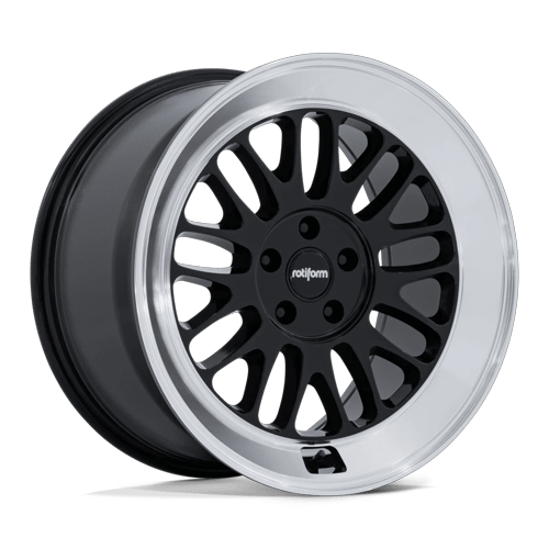 19x9.5 | 5x120 | 22 | 74.10 | Rotiform | GLOSS BLACK W DIAMOND CUT LIP RC214BE19955222