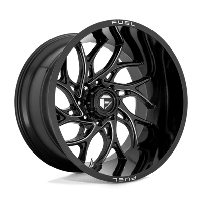 22x12 | 5x5.0 | -44 | 71.50 | Fuel 1PC | GLOSS BLACK MILLED D74122207547