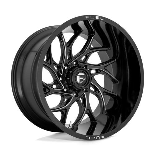 22x12 | 5x5.0 | -44 | 71.50 | Fuel 1PC | GLOSS BLACK MILLED D74122207547