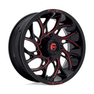 20x7 | 4x156 | 13 | 132.00 | Fuel UTV | GLOSS BLACK MILLED CANDY RED D7792070A544