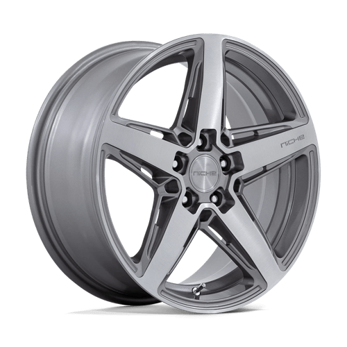 18x8 | 5x120 | 30 | 72.56 | Niche 1PC | ANTHRACITE BRUSHED FACE TINT CLEAR M270188021+30