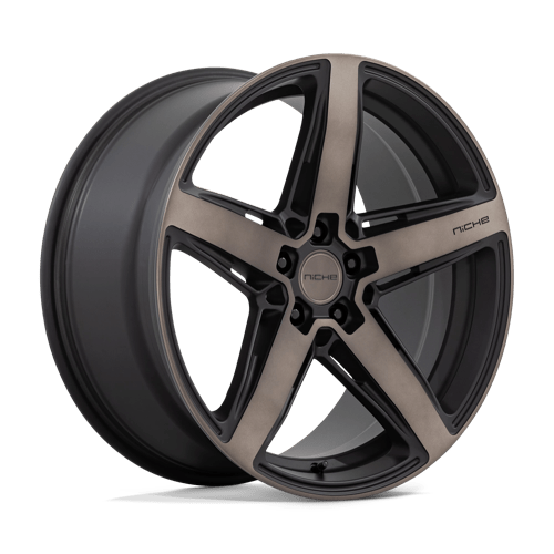 20x10.5 | 5x112 | 40 | 66.56 | Niche 1PC | MATTE BLACK W DOUBLE DARK TINT FACE M271200544+40