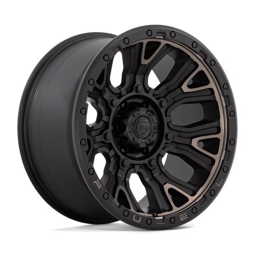 20x10 | 6x5.5 | -18 | 106.10 | Fuel 1PC | MATTE BLACK W DOUBLE DARK TINT D82420008447