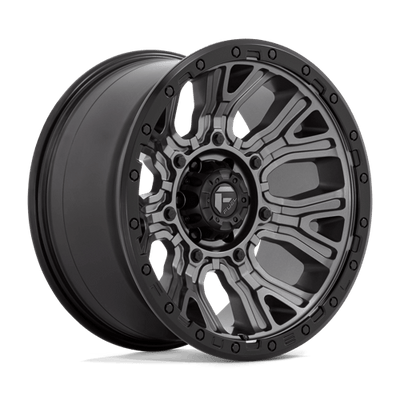 20x10 | 6x5.5 | -18 | 106.10 | Fuel 1PC | MATTE GUNMETAL W BLACK RING D82520008447
