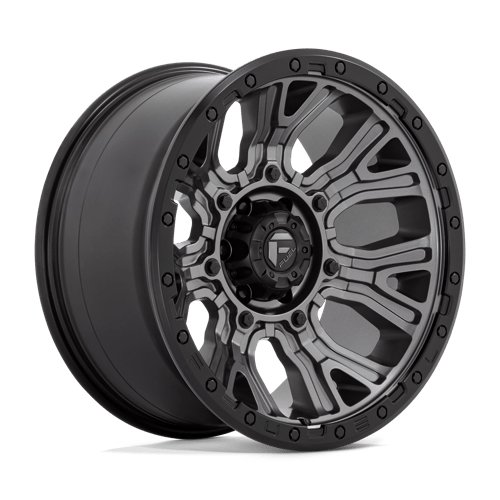 20x10 | 6x5.5 | -18 | 106.10 | Fuel 1PC | MATTE GUNMETAL W BLACK RING D82520008447