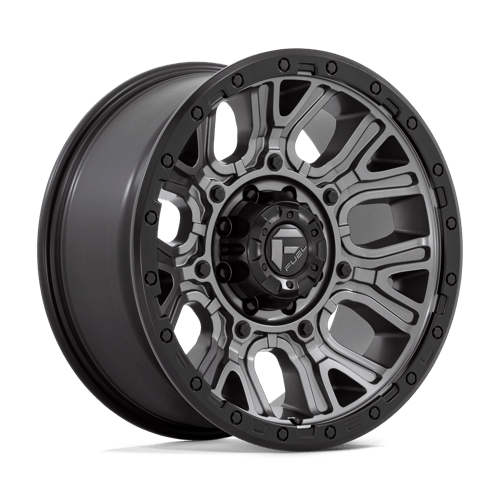 20x9 | 8x180 | 1 | 124.20 | Fuel 1PC | MATTE GUNMETAL W BLACK RING D82520901850