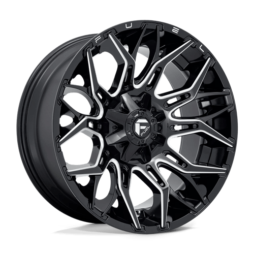 22x10 | 8x180 | -18 | 124.20 | Fuel 1PC | GLOSS BLACK MILLED D76922001847