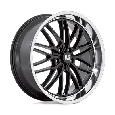 22x9 | 5x5.0 | 15 | 78.10 | US Mag 1PC | GLOSS BLACK W DIAMOND CUT LIP U13822907355