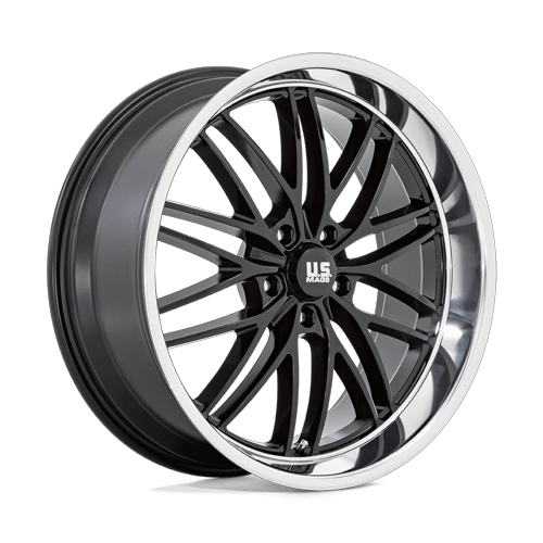 22x9 | 5x5.0 | 15 | 78.10 | US Mag 1PC | GLOSS BLACK W DIAMOND CUT LIP U13822907355
