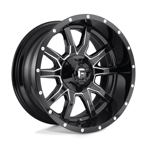 20x9 | 5x5.5 150 | 01 | 110.10 | Fuel 1PC | GLOSS BLACK MILLED D62720907050US