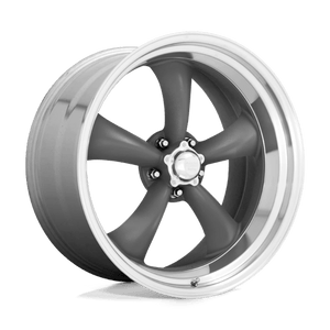 20x8 | 5x4.75 | 00 | 83.06 | American Racing Vintage | MAG GRAY W MACHINED LIP VN2152861US