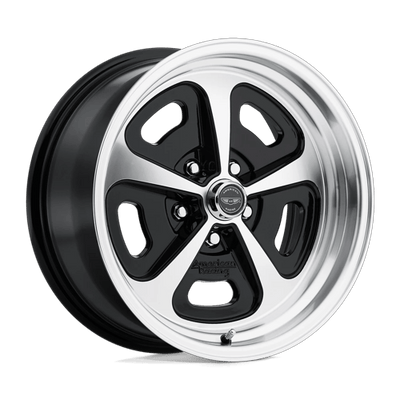17x8 | 5x4.75 | 0 | 72.56 | American Racing Vintage | GLOSS BLACK MACHINED VN50178034500
