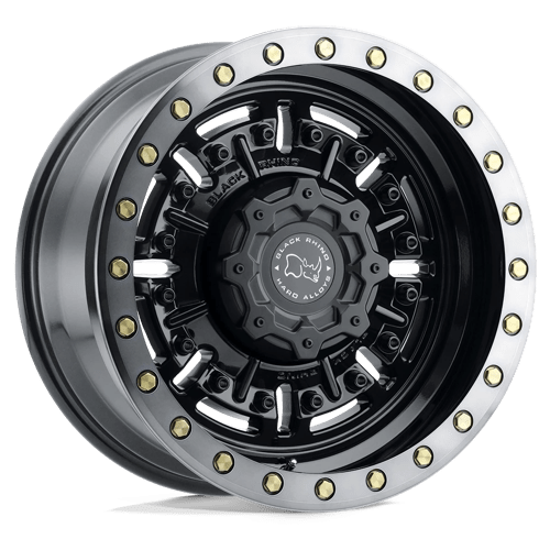 20x9.5 | 8x170 | -18 | 125.10 | Black Rhino Hard Alloys | GLOSS GUN BLACK W MACHINED DARK TINT 2095ABR-88170B25