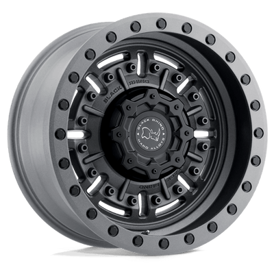 20x9.5 | 5x5.0 | -18 | 71.50 | Black Rhino Hard Alloys | TEXTURED MATTE GUNMETAL 2095ABR-85127G71
