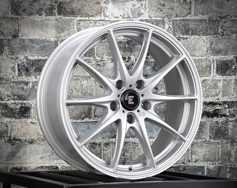 Evolution 5203 17X7 5x114.3 Gloss Black Machined Face