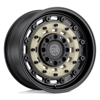 17x8 | 6x130 | 38 | 84.10 | Black Rhino Hard Alloys | SAND ON BLACK 1780ARS386130D84