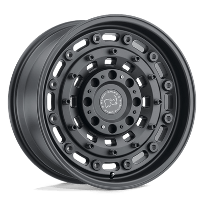 20x9.5 | 8x6.5 | -18 | 122.40 | Black Rhino Hard Alloys | TEXTURED MATTE BLACK 2095ARS-88165M22