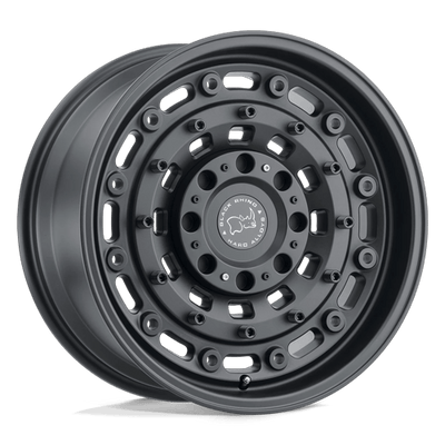 17x8 | 6x130 | 38 | 84.10 | Black Rhino Hard Alloys | TEXTURED MATTE BLACK 1780ARS386130M84