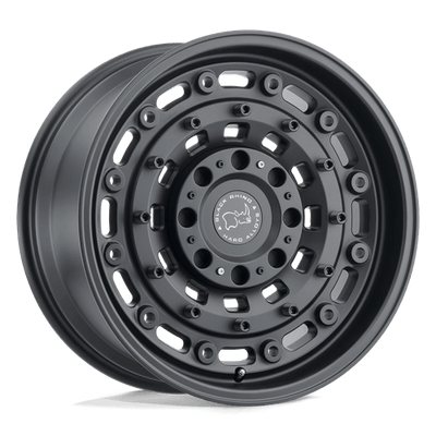 17x9.5 | 8x6.5 | -18 | 122.40 | Black Rhino Hard Alloys | TEXTURED MATTE BLACK 1795ARS-88165M22