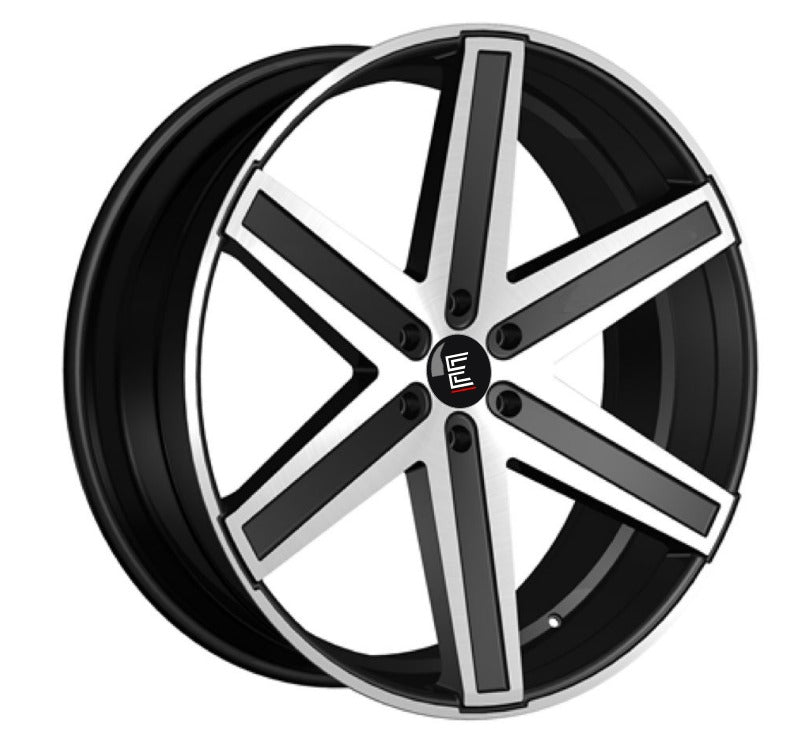 Evolution 2763 24X10 6x139.7 Gloss Black Machined Face