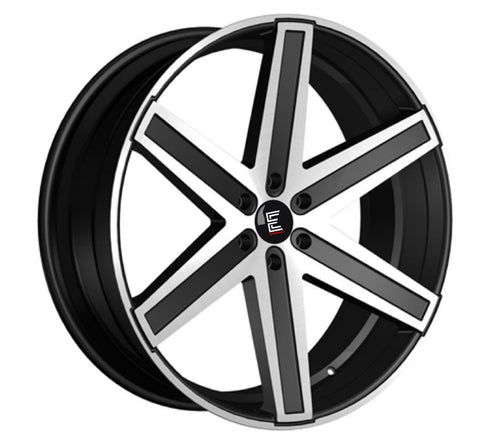 Evolution 2763 24X10 6x139.7 Gloss Black Machined Face