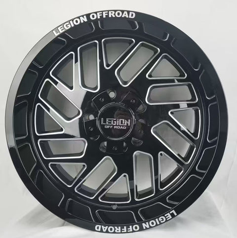 Evolution 2719 20X10 5x127 / 5x139.7 Gloss Black Milled