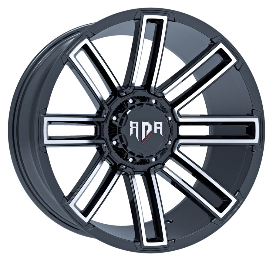 Red Dirt Road RD27 20X10 6x139.7 / 6x135 Black Machined