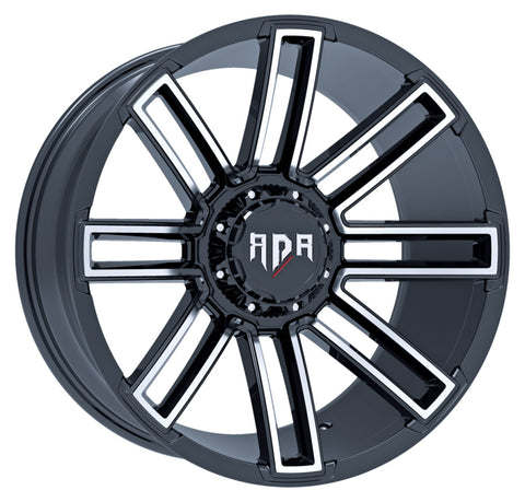 Red Dirt Road RD27 20X10 6x139.7 / 6x135 Black Machined