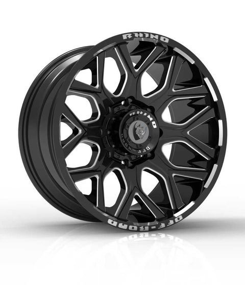 Evolution 2679 20X10 5x139.7 / 5x127 Gloss Black Milled Red Clear