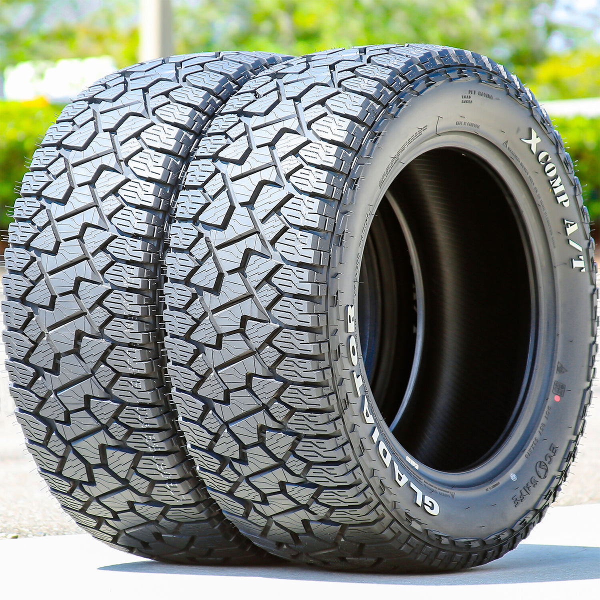 Gladiator 33X12.50R20LT X COMP A/T 114Q RWL 10PLY All Weather