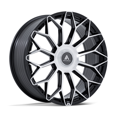 20x9 | 5x112 4.5 | 35 | 72.56 | Asanti Black | GLOSS BLACK W MACHINED FACE AB051BD20904635