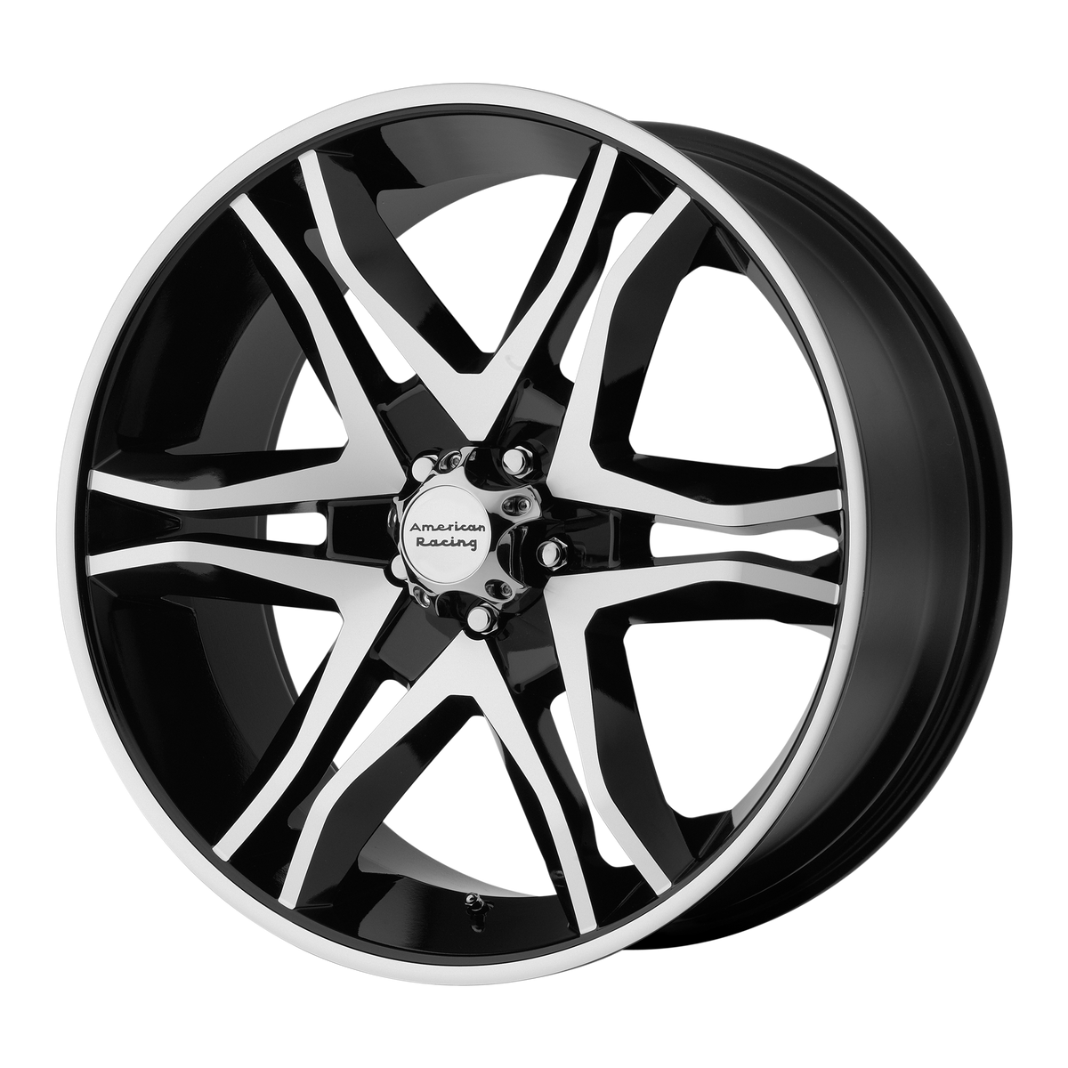 17x8 | 6x5.5 | 25 | 106.10 | American Racing | GLOSS BLACK MACHINED AR89378068325