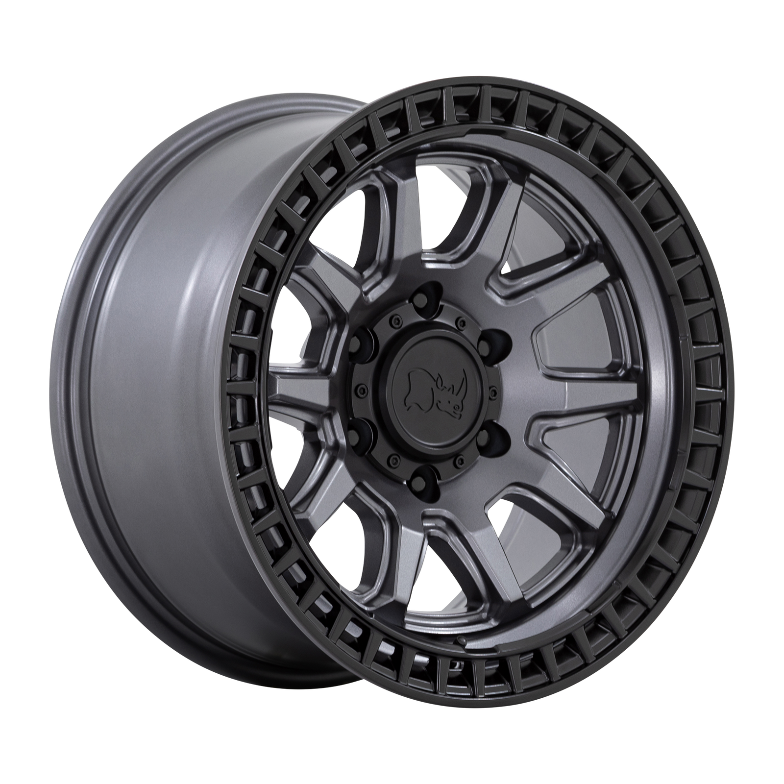 17x8.5 | 5x5.0 | -10 | 71.50 | Black Rhino Hard Alloys | MATTE GUNMETAL W MATTE BLACK LIP BR001AB17855010N