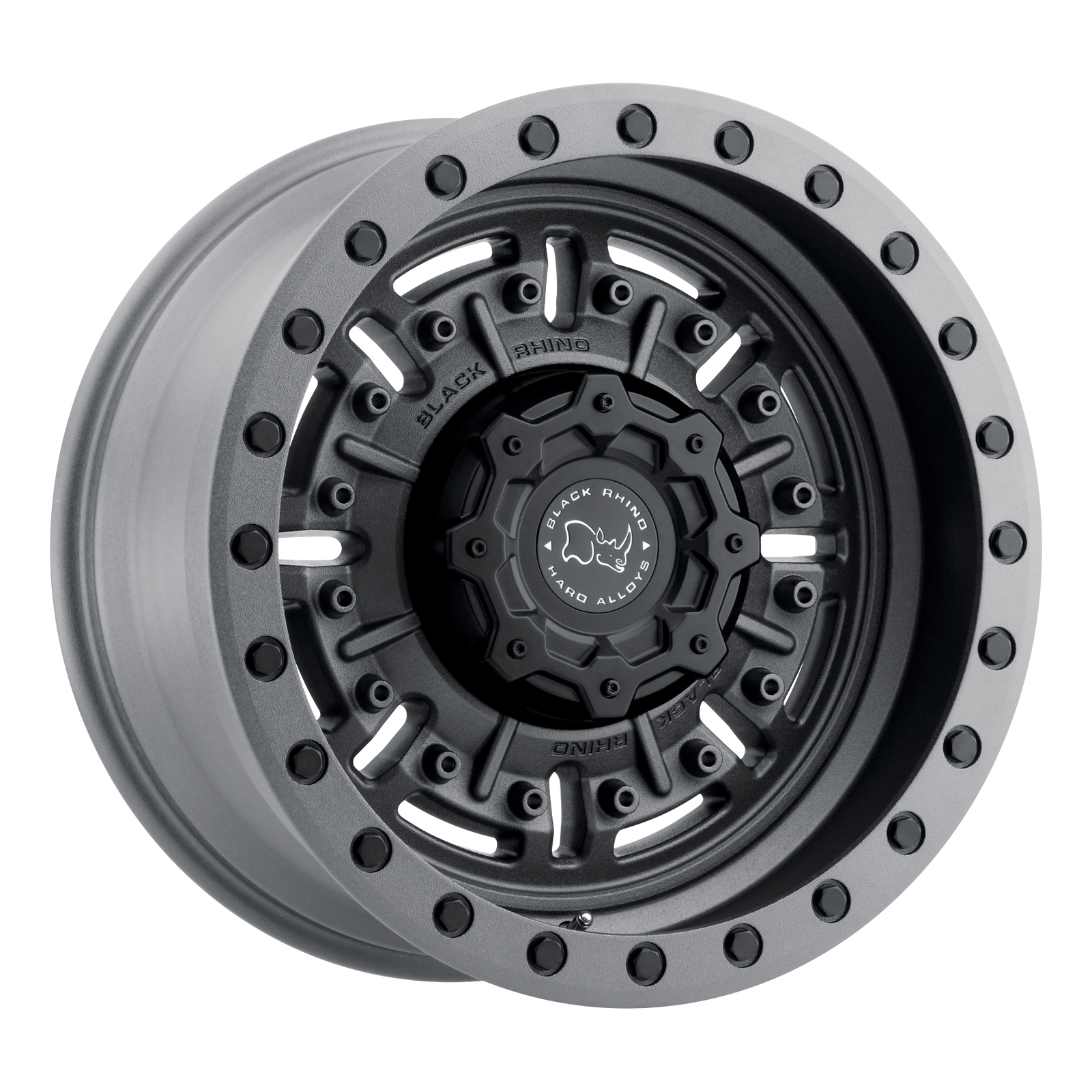 18x9.5 | 5x5.0 | -18 | 71.50 | Black Rhino Hard Alloys | TEXTURED MATTE GUNMETAL 1895ABR-85127G71