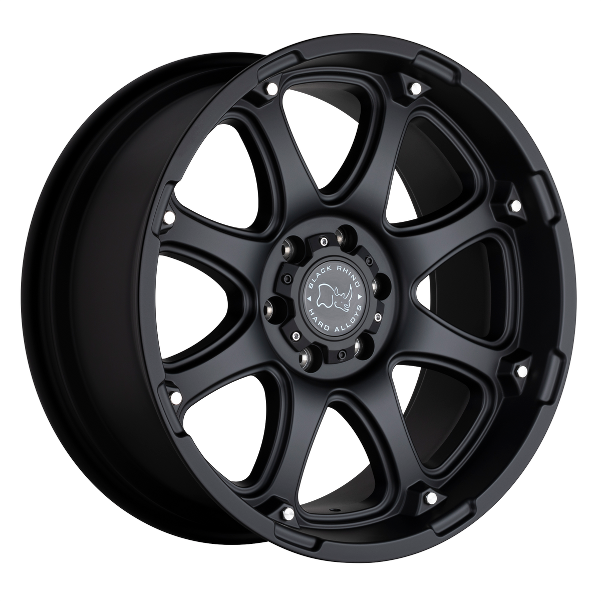 17x9 | 6x5.5 | 12 | 112.10 | Black Rhino Hard Alloys | MATTE BLACK 1790GLA126140M12