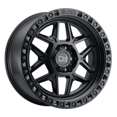 18x9 | 6x5.5 | -12 | 112.10 | Black Rhino Hard Alloys | MATTE BLACK 1890KLS-26140M12