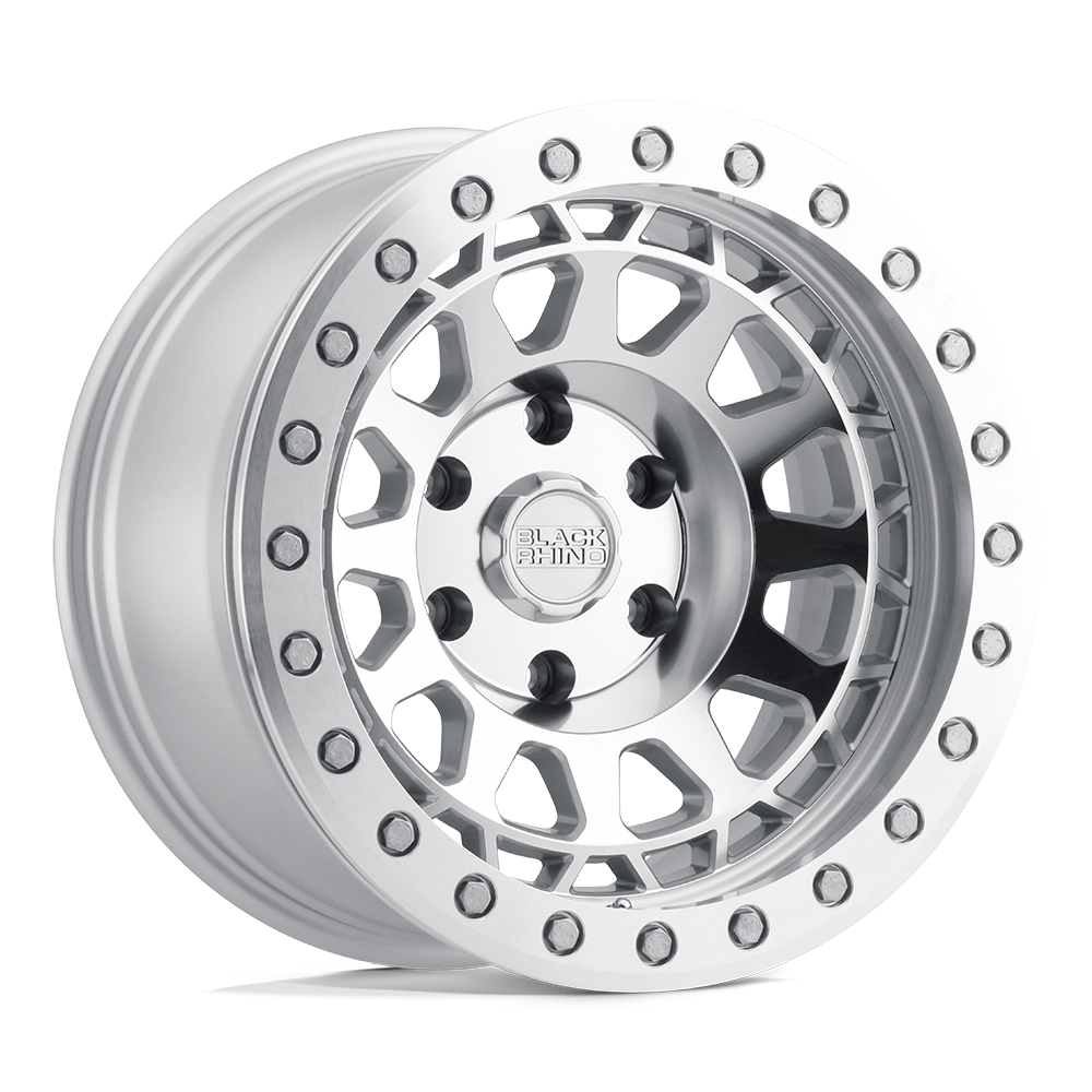 17x9 | 6x5.5 | 0 | 112.10 | Black Rhino Hard Alloys | SILVER W MIRROR FACE & MACHINED RING 1790PRM006140S12