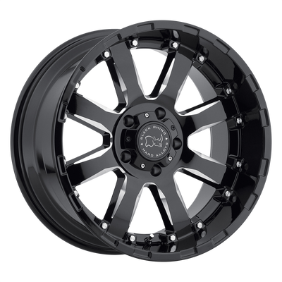 20x9 | 6x5.5 | 12 | 112.10 | Black Rhino Hard Alloys | GLOSS BLACK MILLED 2090SRA126140B12