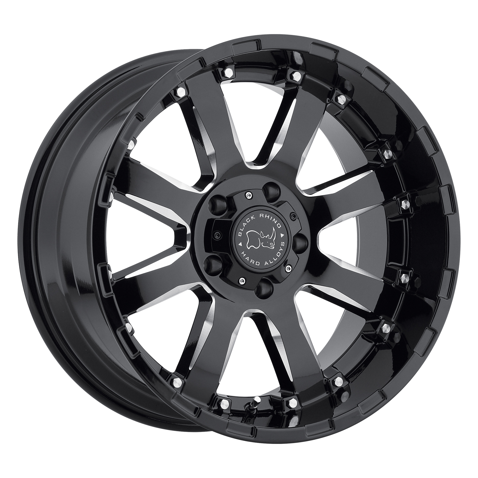 20x9 | 6x5.5 | 12 | 112.10 | Black Rhino Hard Alloys | GLOSS BLACK MILLED 2090SRA126140B12