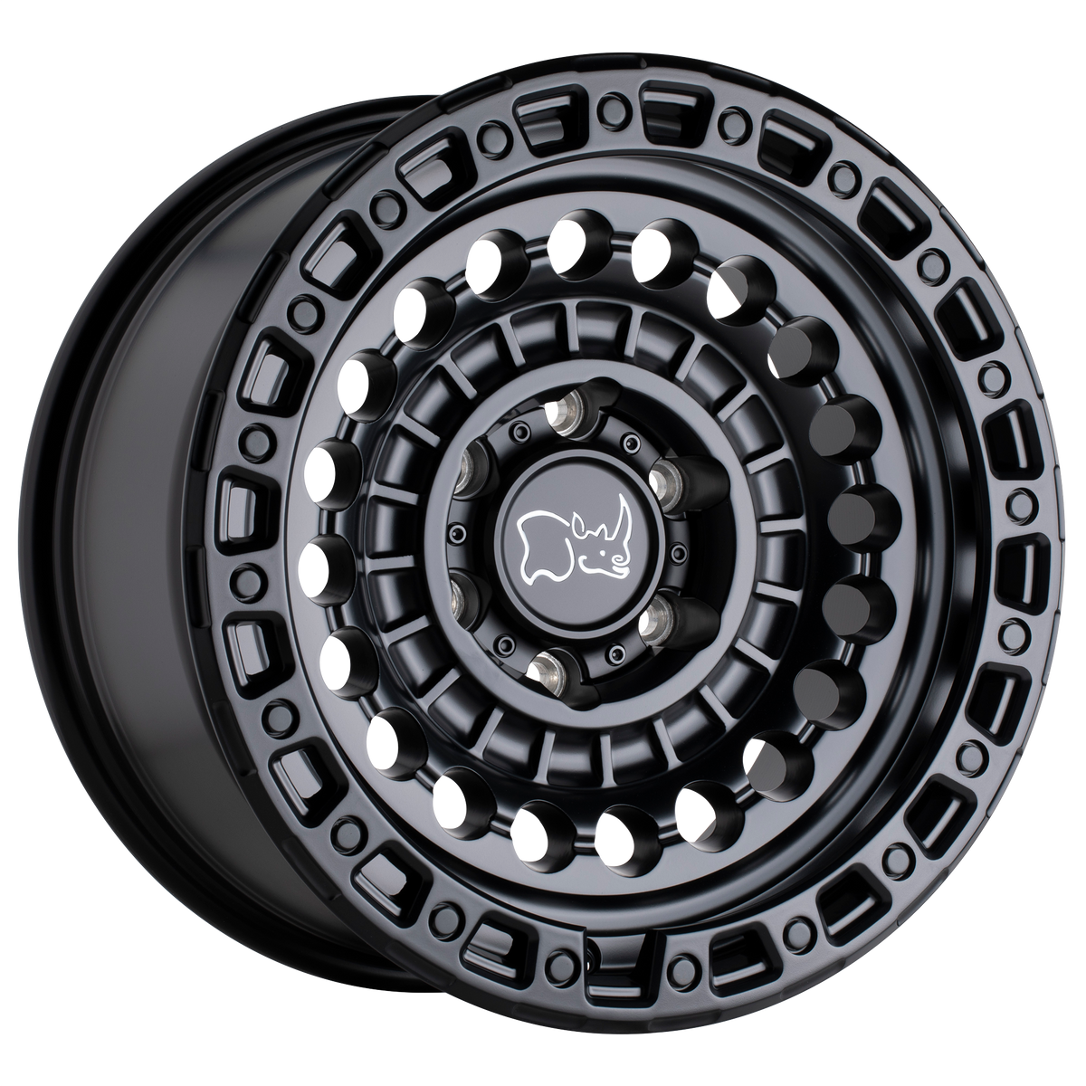 17x8.5 | 8x6.5 | -18 | 125.10 | Black Rhino Hard Alloys | MATTE BLACK 1785STN-88165M25