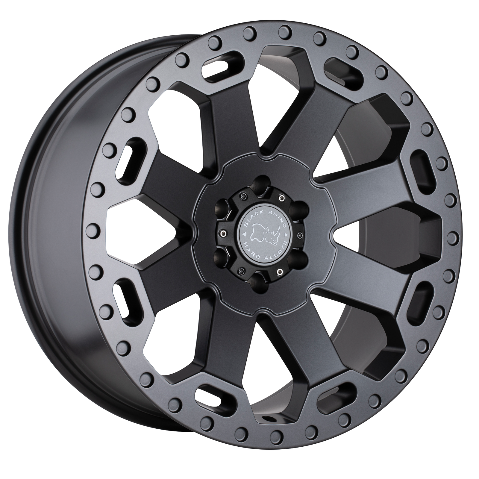 17x8 | 5x4.5 | 35 | 76.10 | Black Rhino Hard Alloys | MATTE GUNMETAL 1780WAR355114G76