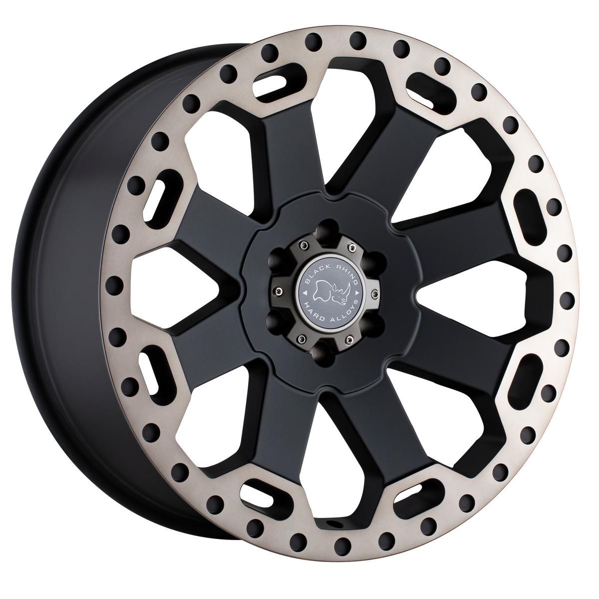 17x8 | 5x120 | 35 | 76.10 | Black Rhino Hard Alloys | MATTE BLACK W MACHINED DARK TINT 1780WAR355120M76