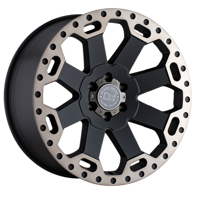 17x8 | 5x120 | 35 | 76.10 | Black Rhino Hard Alloys | MATTE BLACK W MACHINED DARK TINT 1780WAR355120M76