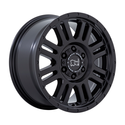 17x8 | 5x130 | 45 | 78.10 | Black Rhino Hard Alloys | MATTE BLACK 1780YWN455130M78
