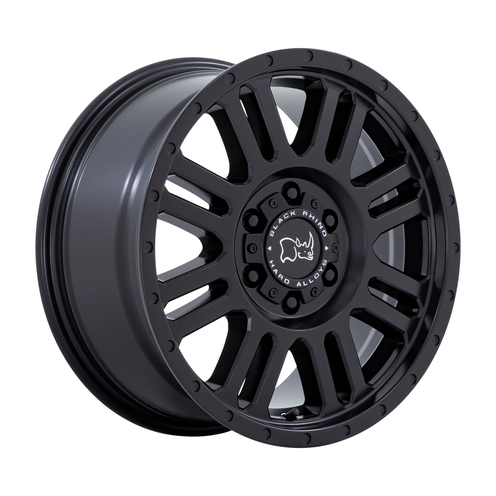 17x8 | 5x130 | 45 | 78.10 | Black Rhino Hard Alloys | MATTE BLACK 1780YWN455130M78