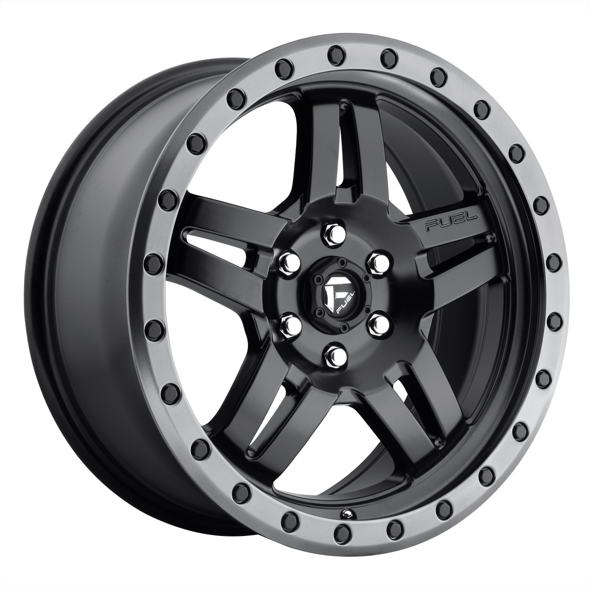 17x8.5 | 6x5.5 | -6 | 108.00 | Fuel 1PC | MATTE BLACK GUNMETAL RING D55717858345
